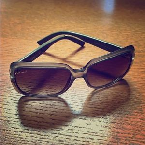 Gucci Women’s Clear Olive Sunglasses